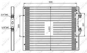 NRF 35059 - CONDENSADOR IVECO EUROCARGO 91-523X