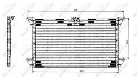 NRF 35062 - CONDENSADOR SCANIA 4-SERIES 96-820X