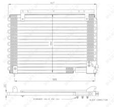 NRF 35191 - CONDENSADOR VOLVO 900 2.3 91-617X39