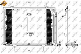 NRF 35214 - CONDENSADOR MERCEDES C-SERIES 1.8 9