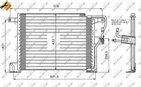 NRF 35221 - CONDENSADOR JEEP GRAND CHEROKEE 2.5