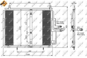 NRF 35244 - CONDENSADOR MERCEDES E-SERIES 2.0D