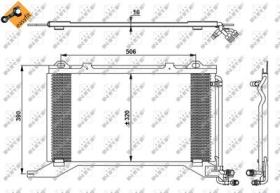 NRF 35245 - CONDENSADOR MERCEDES E-SERIES 2.2D