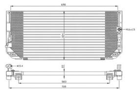 NRF 35282 - CONDENSADOR TOYOTA COROLLA 97-690X3