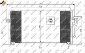 NRF 35293 - CONDENSADOR MITSUBISHI SPACE STAR 1