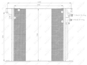 NRF 35305 - CONDENSADOR MERCEDES VITO 2.2D 96-4