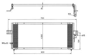 NRF 35331 - CONDENSADOR NISSAN ALMERA 95-650X27