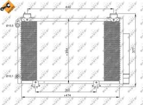 NRF 35333 - CONDENSADOR TOYOTA YARIS 1.0 99-474