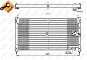 NRF 35348 - CONDENSADOR ROVER 600 2.0 94-606X32