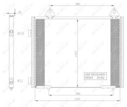 NRF 35351 - CONDENSADOR LAND ROVER FREELANDER 2