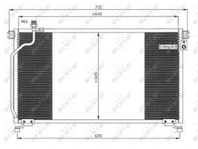 NRF 35374 - CONDENSADOR NISSAN TERRANO 2.7D 93-