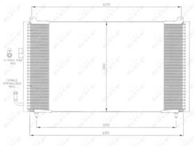 NRF 35378 - CONDENSADOR PEUGEOT 406 2.0D 96-650