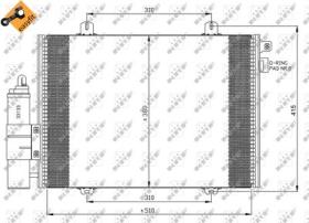 NRF 35379 - CONDENSADOR RENAULT CLIO 1.2 98-510