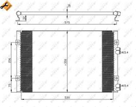 NRF 35384 - CONDENSADOR CHRYSLER PT CRUISER 2.0