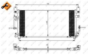 NRF 35423 - CONDENSADOR TOYOTA LAND CRUISER 4.2