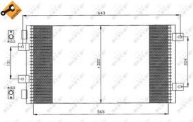 NRF 35442 - CONDENSADOR FIAT PUNTO 1.2 00-565X3