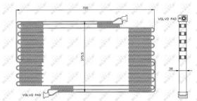 NRF 35472 - CONDENSADOR VOLVO BM L70E 720X375X3