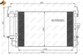 NRF 35474 - CONDENSADOR HYUNDAI COUPE 2.0 02-55