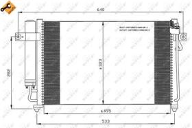 NRF 35476 - CONDENSADOR HYUNDAI GETZ 1.1 02-495