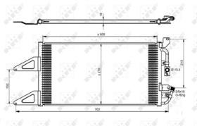 NRF 35489 - CONDENSADOR LANCIA YPSILON 1.2 96-5