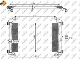 NRF 35494 - CONDENSADOR PEUGEOT BOXER 2.5D 94-5