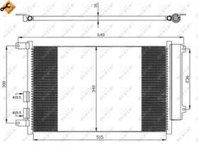 NRF 35499 - CONDENSADOR ALFA ROMEO 147 1.9D 01-