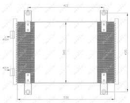 NRF 35501 - CONDENSADOR PEUGEOT BOXER 2.5D 94-5