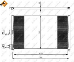 NRF 35502 - CONDENSADOR LANCIA MUSA 1.3D 05-495