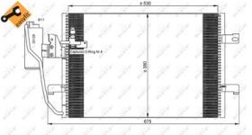 NRF 35527 - CONDENSADOR MERCEDES A-SERIES 1.4 9