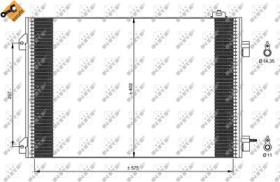 NRF 35545 - CONDENSADOR RENAULT CLIO 1.5D 98-57