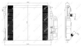 NRF 35547 - CONDENSADOR RENAULT CLIO 1.2 98-480