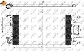 NRF 35548 - CONDENSADOR LAND ROVER FREELANDER 2