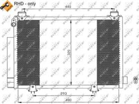 NRF 35552 - CONDENSADOR TOYOTA YARIS 1.0 99-480