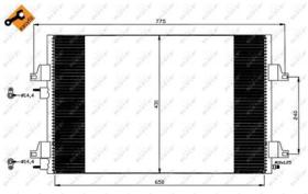 NRF 35557 - CONDENSADOR RENAULT ESPACE 2.2D 03-