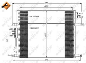 NRF 35577 - CONDENSADOR JEEP GRAND CHEROKEE 2.7