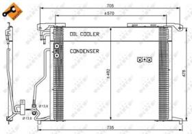 NRF 35578 - CONDENSADOR MERCEDES SL-SERIES 5.0