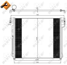 NRF 35582 - CONDENSADOR NISSAN NAVARA 2.5D 05-6