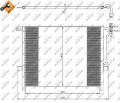 NRF 35589 - CONDENSADOR BMW 3 1.9 98-520X418X16