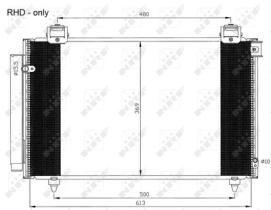 NRF 35593 - CONDENSADOR TOYOTA COROLLA 1.8 04-6