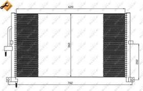 NRF 35603 - CONDENSADOR JAGUAR X-TYPE 2.5 01-62