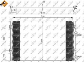 NRF 35608 - CONDENSADOR CHRYSLER PT CRUISER 2.2