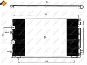 NRF 35609 - CONDENSADOR TOYOTA PREVIA 2.4 00-73