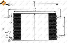 NRF 35615 - CONDENSADOR LANCIA LYBRA 1.9D 00-53