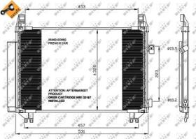 NRF 35654 - CONDENSADOR TOYOTA YARIS 1.4D 05-48