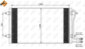 NRF 35656 - CONDENSADOR VW LT 2.5D 96-605X380X2