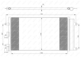 NRF 35752 - CONDENSADOR FIAT DOBLO 1.4 01-562X3