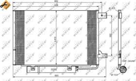 NRF 35759 - CONDENSADOR MERCEDES A-SERIES 1.5 0