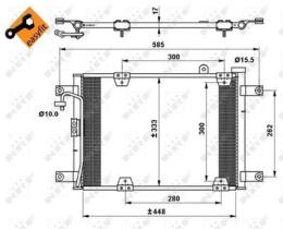 NRF 35768 - CONDENSADOR SUZUKI GRAND VITARA 2.0