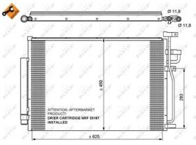 NRF 35775 - CONDENSADOR CHEVROLET CAPTIVA 2.4 0