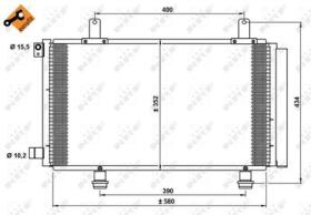 NRF 35782 - CONDENSADOR SUZUKI SX4 1.6 06-585X3